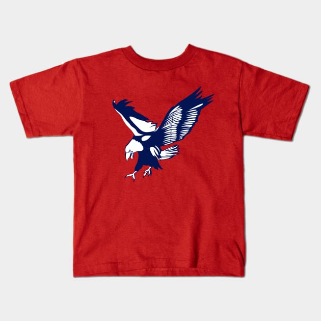 United States Eagle Kids T-Shirt by Pieartscreation